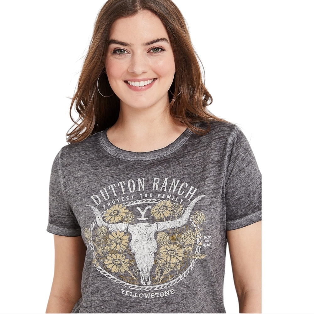 Dutton Ranch Yellowstone Graphic Tee Short Sleeve Size Small